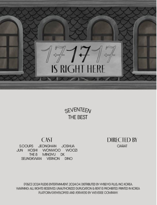 セブンティーン - ベストアルバム [17 IS RIGHT HERE] (Kit Ver.)