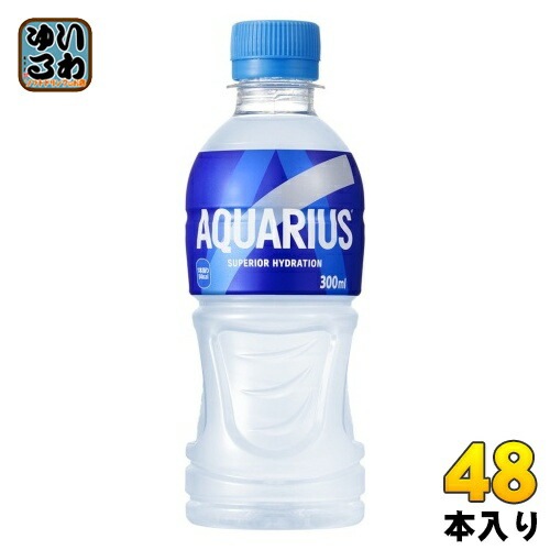 コカ・コーラ アクエリアス 300ml ペットボトル 48本 (24本入×2 まとめ買い) スポーツドリンク 熱中症対策
