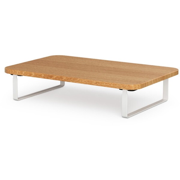 FDR-4025KMW シンプルデスクトップラック 幅40cm オーク+ホワイト