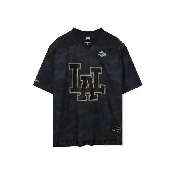 オーセンティックサテンメッシュ半袖Tシャツ_N262TS113P1_DJ