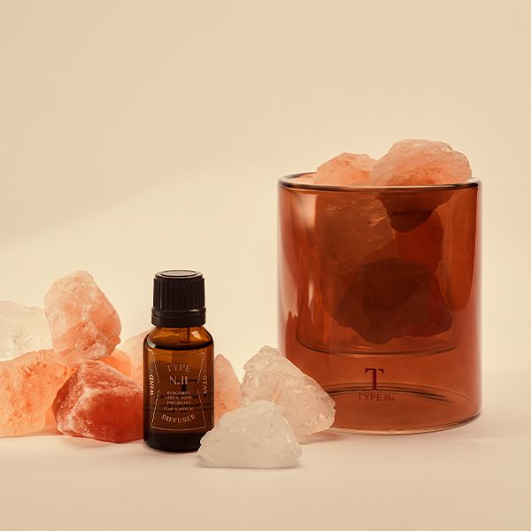 タイプナンバーストーンオブジェディフューザー（No.11ウィンドステイ）[オイル15ml+ストーン300g+ガラス容器1EA]