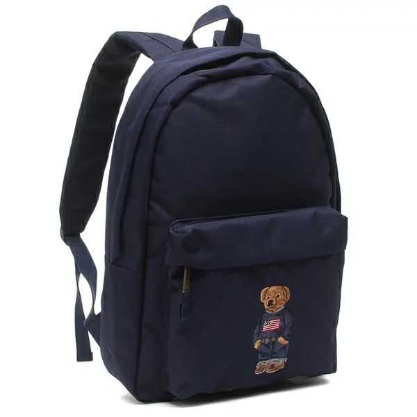 リュック バックパック ポロベアー ネイビー レディース RALPH LAUREN 9AR027 BCV