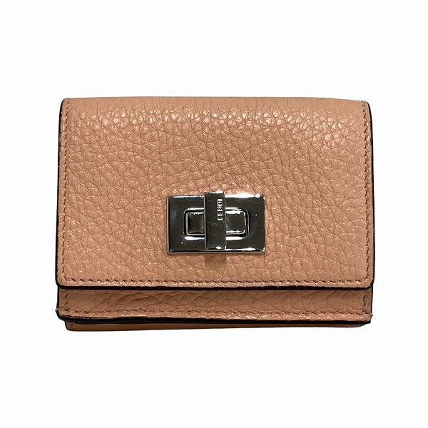 フェンディ FENDI ピーカブー セレリア 8M0426 コンパクト 3つ折り財布 【中古】 15,422円