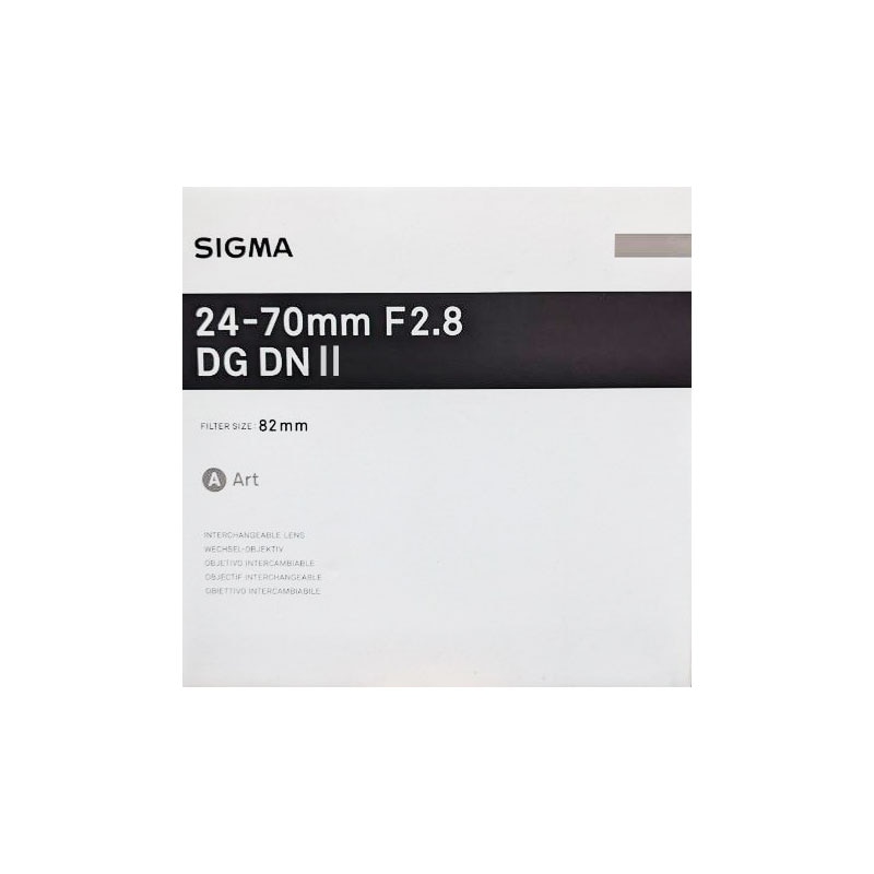 【新品】SIGMA シグマ 交換レンズ Art 24-70mm F2.8 DG DN II ソニーE用 フルサイズ対応