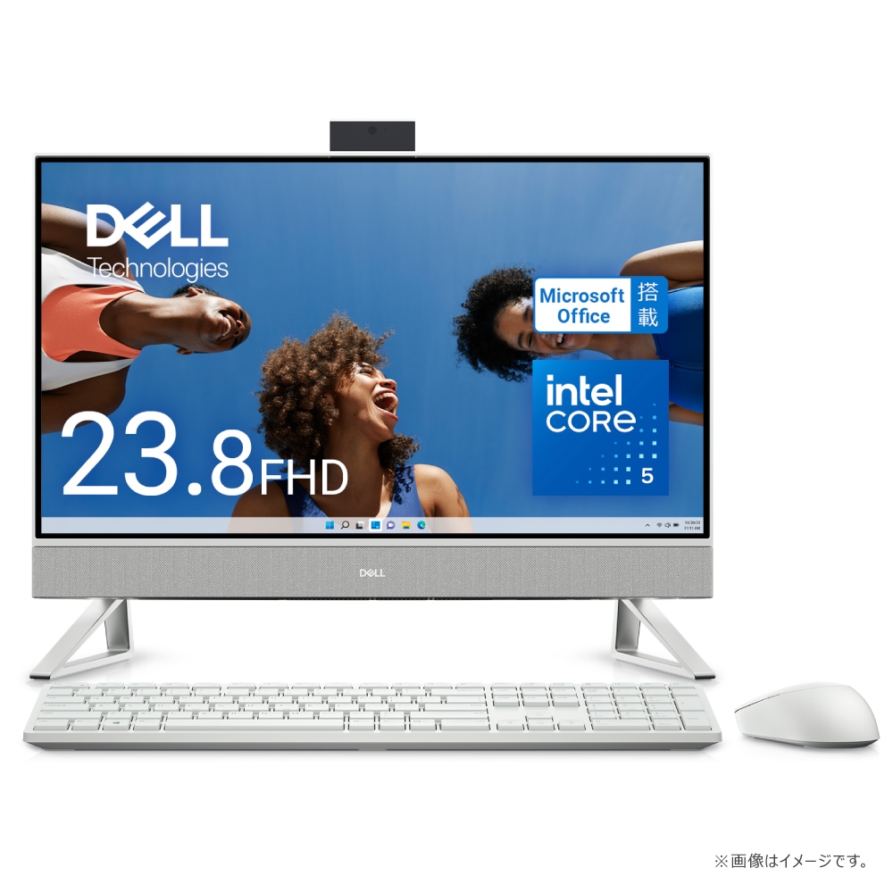 DELL（デル） 23.8型 オールインワンデスクトップパソコン Inspiron 24 5430（Core 5/ メモリ 16GB/ 1TB SSD/ Officeあり）-　パールホワイト AI5 179,800円