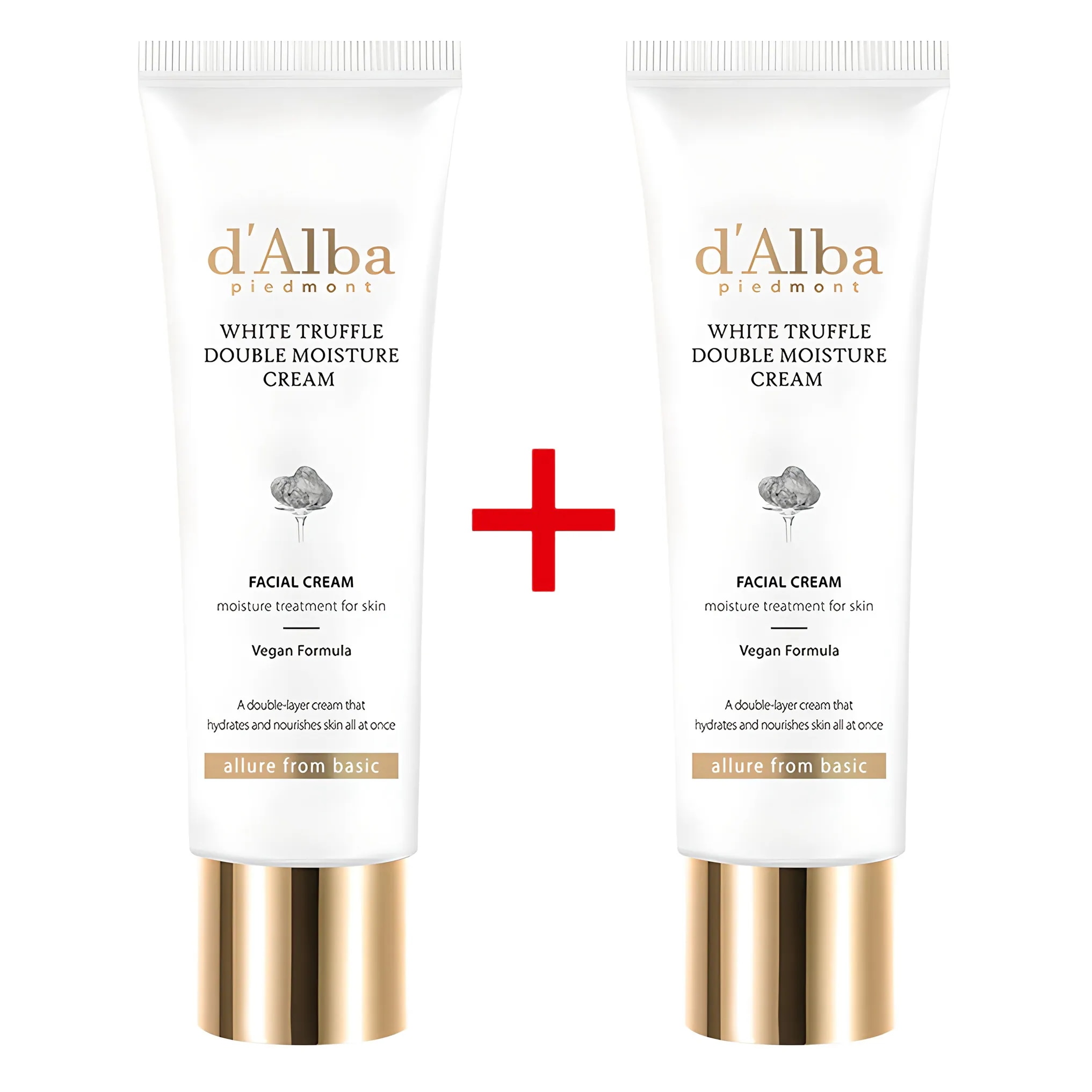 [1+1]ホワイトトリュフダブルモイスチャークリーム 60ml+60ml 保湿/栄養/弾力/ハリ/シワ/光彩/水分/