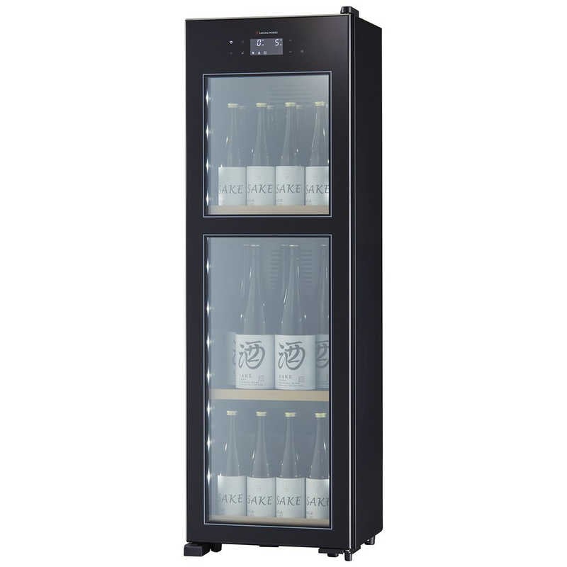 さくら製作所　低温冷蔵クーラー ワインセラー ドリンクセラー ZERO CHILLED 20本 右開き　OSK20-B ブラック（標準設置無料）