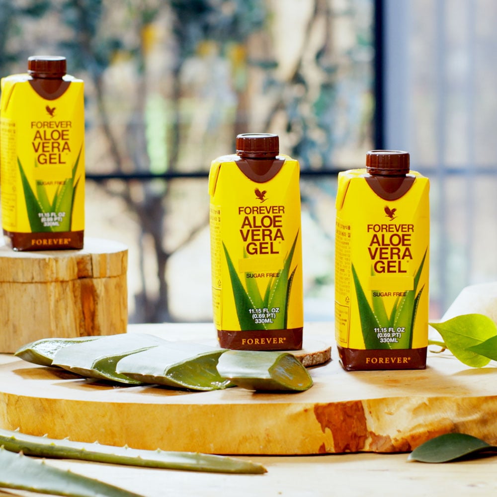 [2本セット割引] フォーエバーアロエベラゲルテトラパック（330ml×12パック アロエ99.76％）