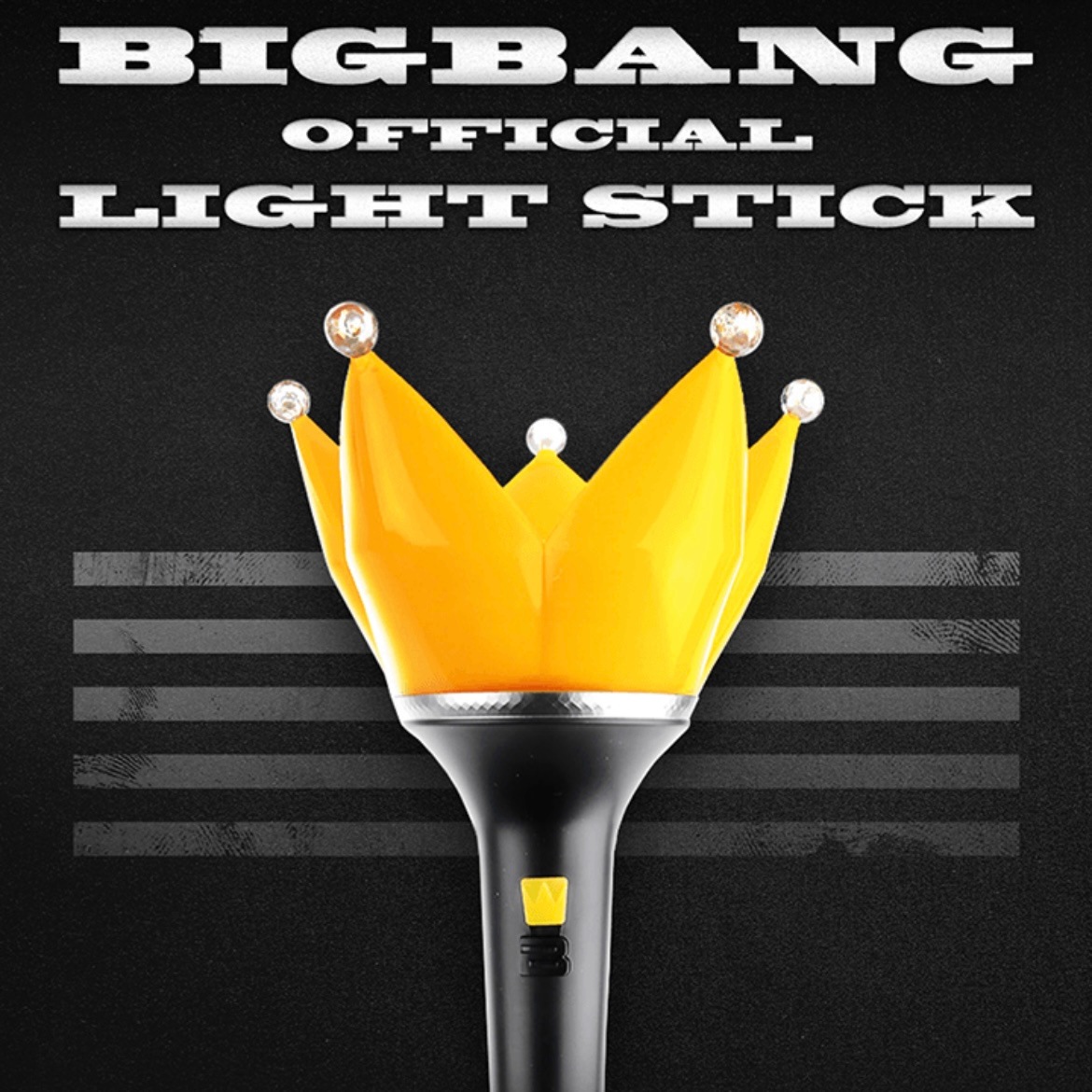 【 国内発送 】【 公式 】 BIGBANG OFFICIAL LIGHT STICK V.4 ペンライト BLACK