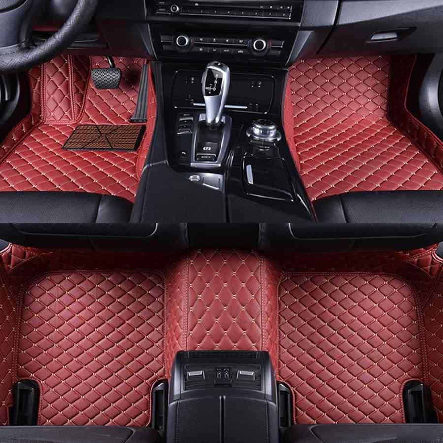 フロアマット 車用 に適しプリウス50系/30系 レザーフロアマット XPE材質 カーマット 防水 水洗い可能 滑り防止 耐汚れ 取付簡単 保護パーツ 3Dカーマット