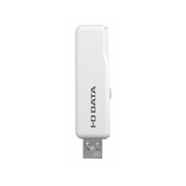 (まとめ) I.Oデータ機器 抗菌・抗ウイルスUSBメモリー 64GB ホワイト (×5セット)