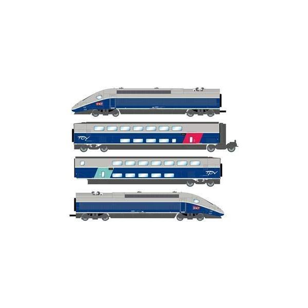 Jouef HJ2362 SNCF TGV 2N2 Euroduplex 4 Car EMU VI 並行輸入品