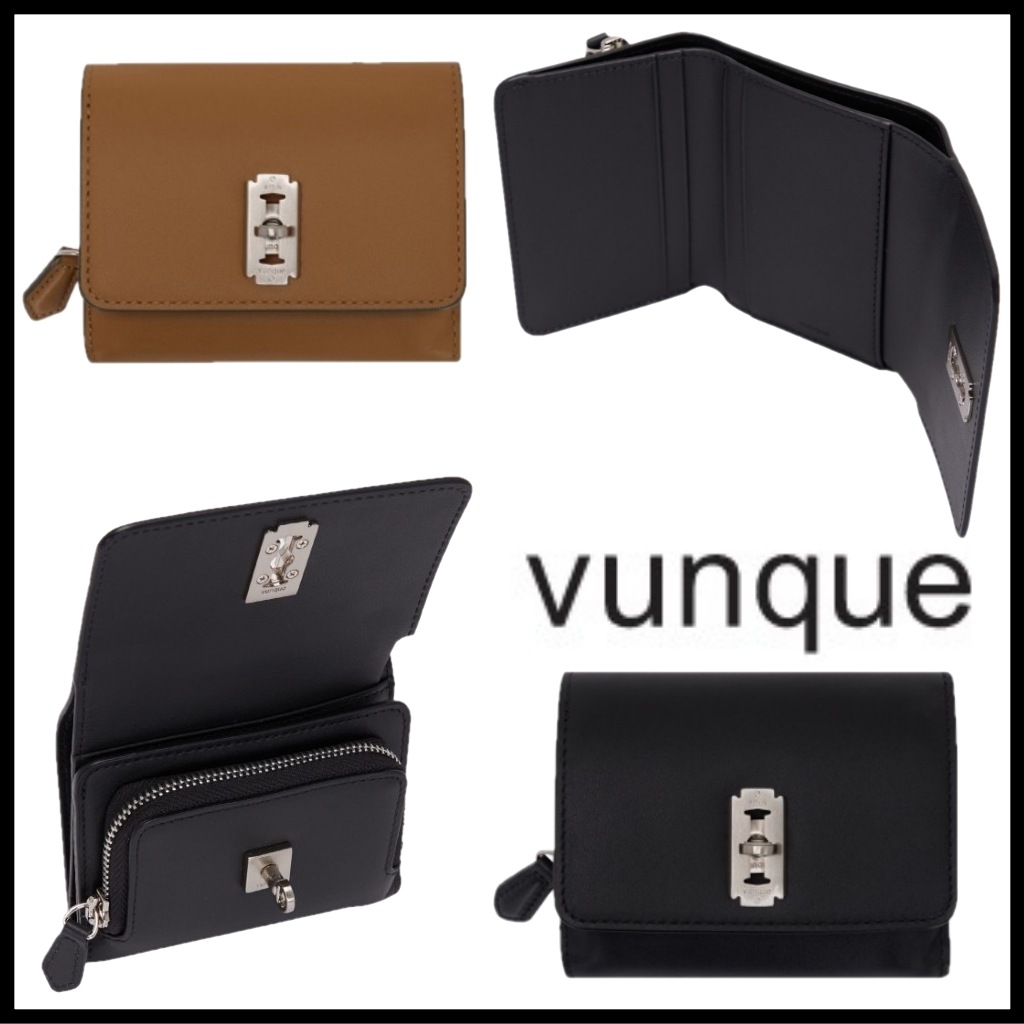 【VUNQUE】 Occam Droit half wallet 天然牛革 カードケース 本革 カードホルダー カード入れ 財布 二つ折り 折りたたみ財布 財布 ミニ ウォレット vunque 財布