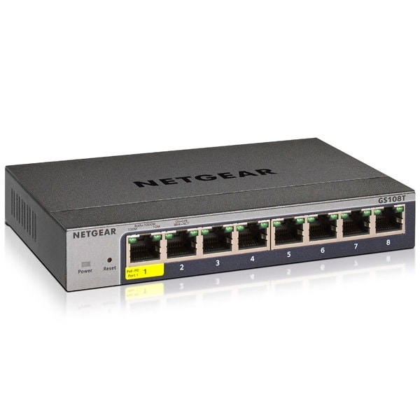 GS108T-300JPS [GS108T ギガビット8ポート PoE受電対応 スマートスイッチ Insight対応] メーカー直送 10,808円