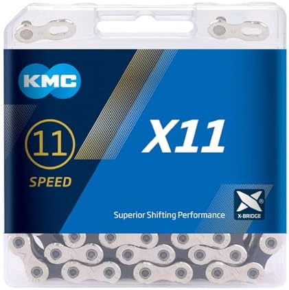ケイエムシー(KMC) X11 11SPEED 用チェーン NP/BLACK 118L KMC-X11-SV/BK