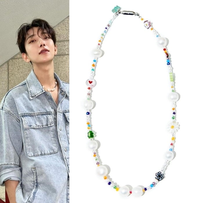 【SEVENTEEN着用】Yrr PEARL MULTI NECKLACE #62 パールマルチネックレス