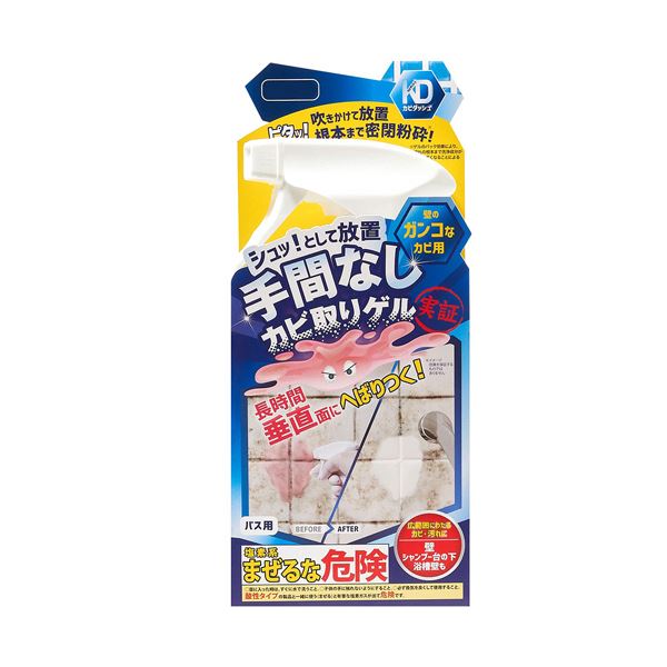 （まとめ） リベルタカビダッシュ 壁ピタッ！ゲルスプレー 300ml 1本 [x3セット]