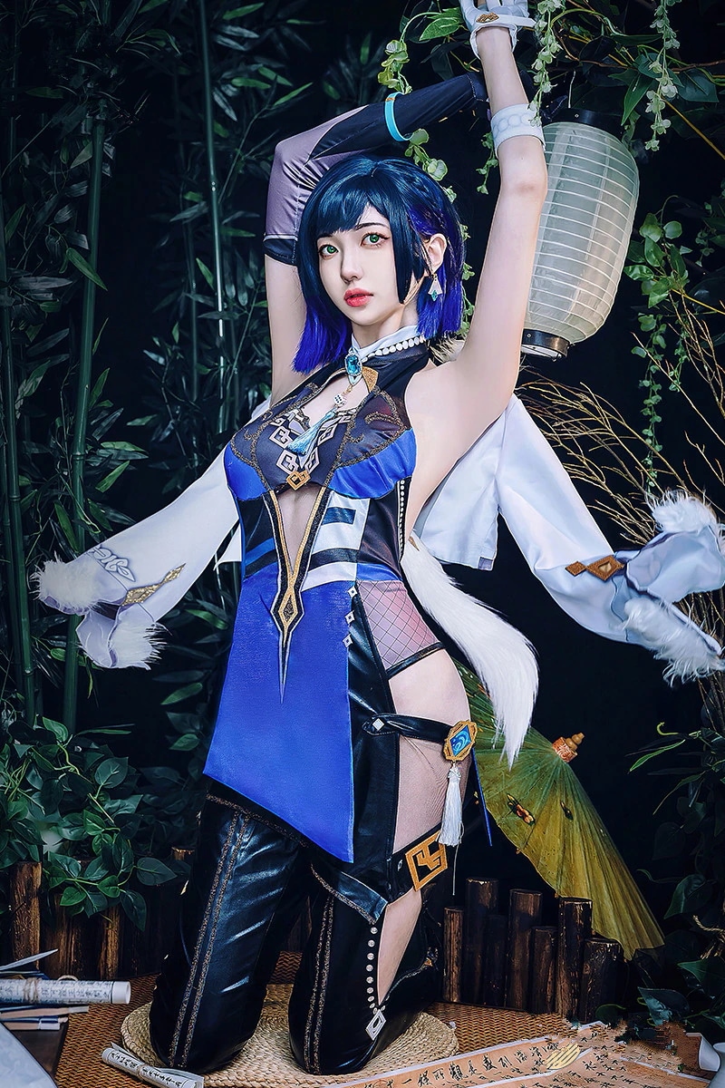 原神 げんしん Genshin 夜蘭 イェラン コスプレ衣装 コスチューム