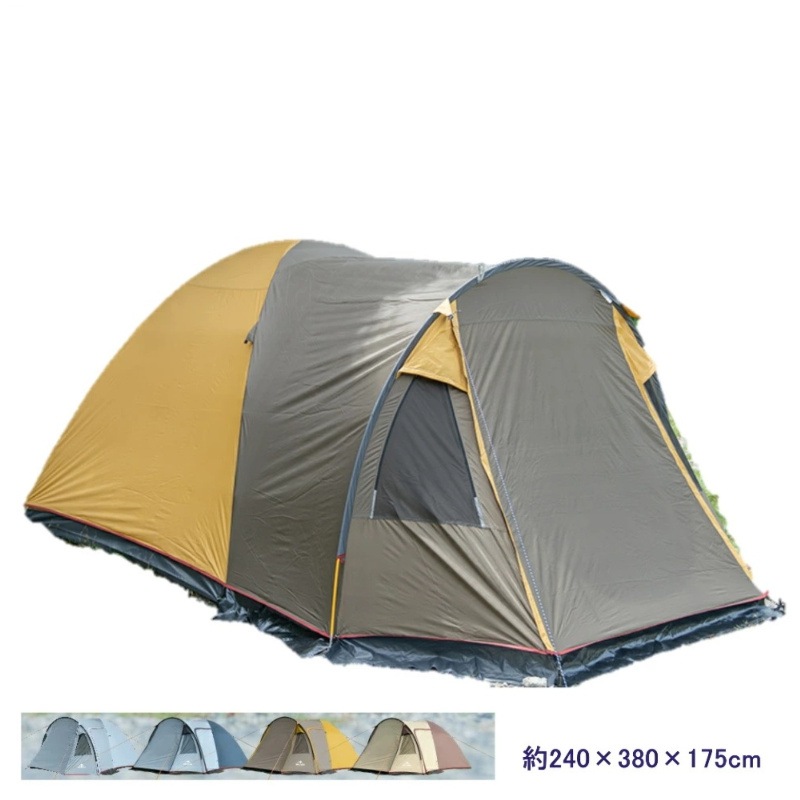 オールインワンテント 4人用 リビングスペース付 ランタンフック付 耐水圧3000mm ad176