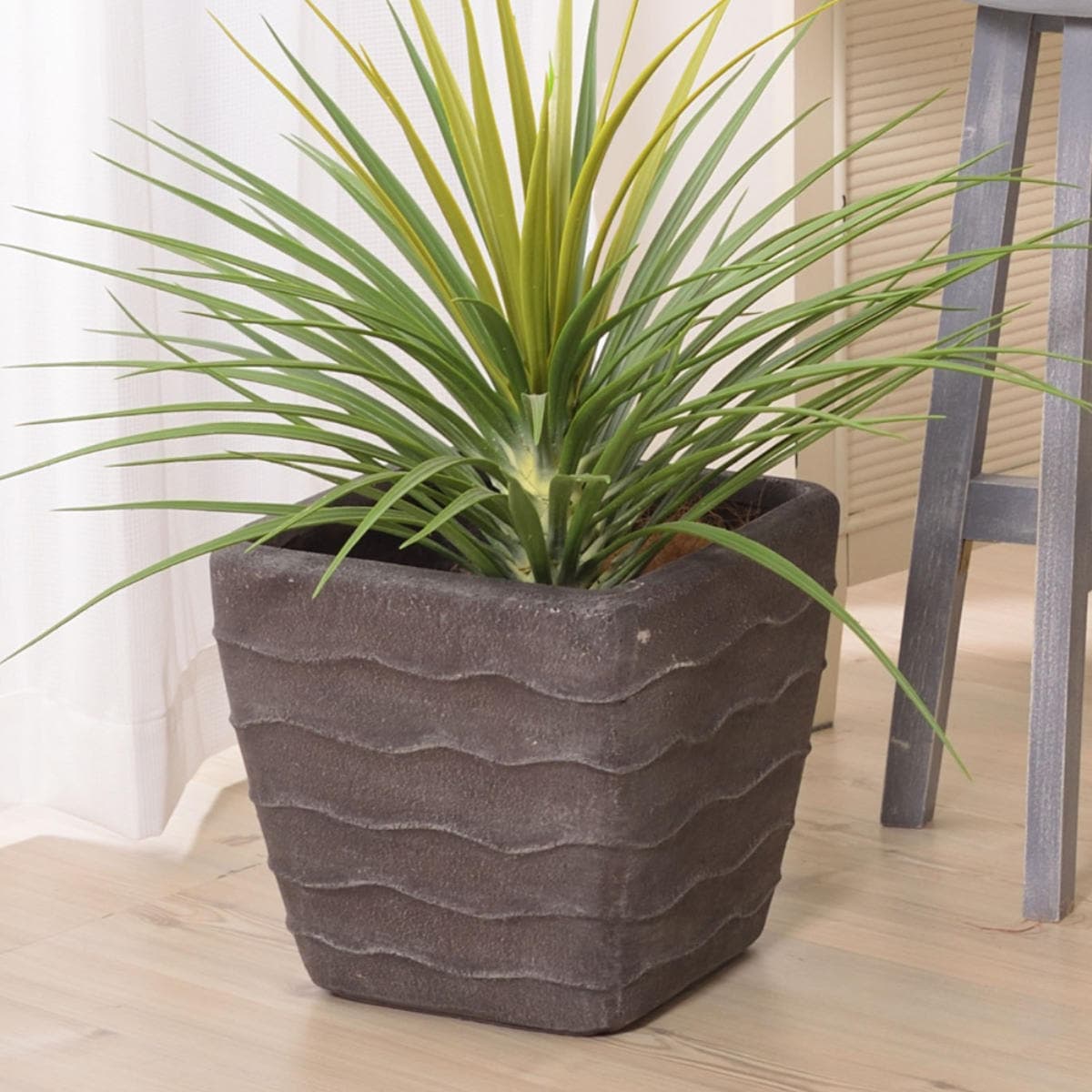 プランター グリーンベース 幅31x奥行31x高さ28.5cm 植木鉢 プラントポット 植物用ポット 鉢 花器 鉢カバー ポット 四角 角型 スクエア 植木鉢カバー 鉢入れ 植物 花 観葉植物