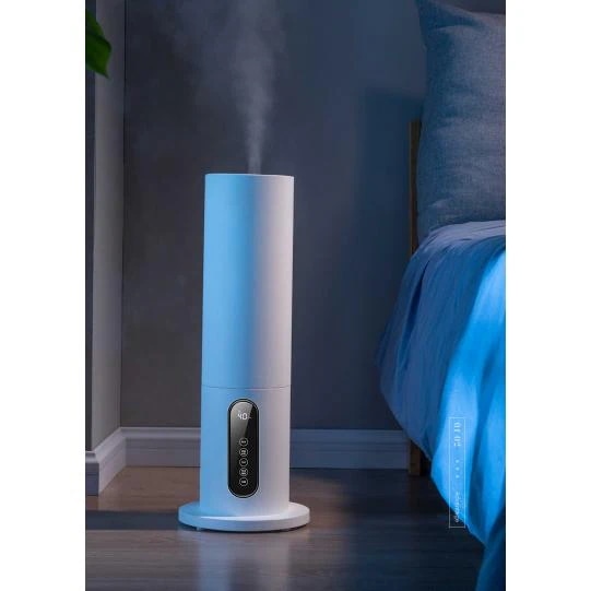 加湿器 大容量 6L 湿度調節 乾燥対策 床置き 事務所 オフィス 部屋 学校 お手入れ簡単 上から注水