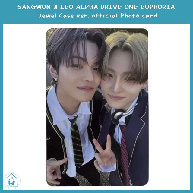 SANGWON & LEO ALPHA DRIVE ONE(ALD1) EUPHORIA Jewel Case ver. official Photo card