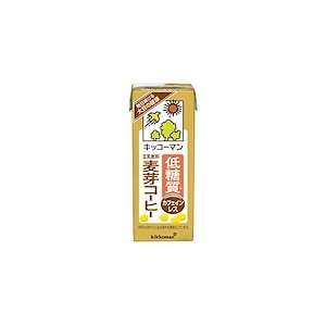 キッコーマン 低糖質豆乳飲料麦芽コーヒー 200ml 18本【カロリー50%OFF】