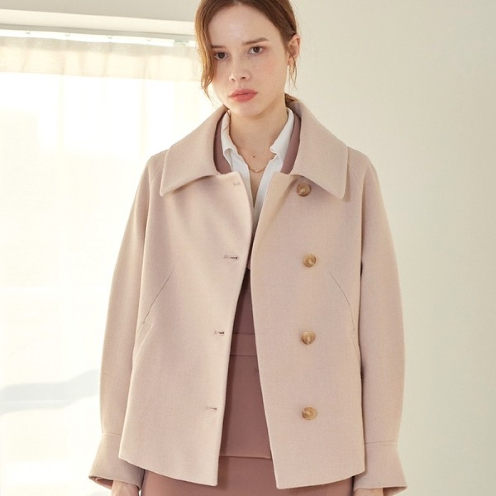 (リアーナニューヨーク) ラグランスリーブウールブレンドジャケットRQAWJK050