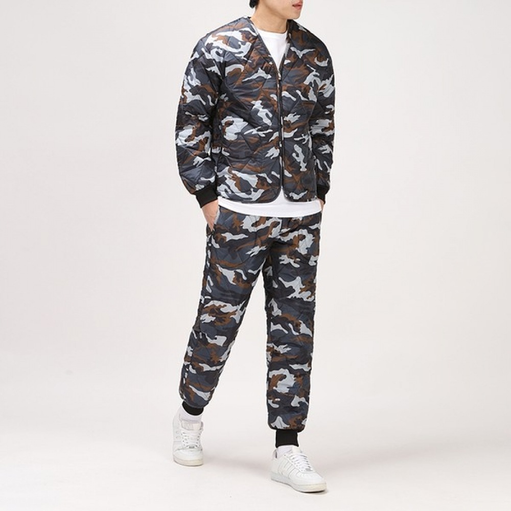 (フアンズ) 国産迷彩 Vネック襟付きウィンタースーツセット SDPD5359