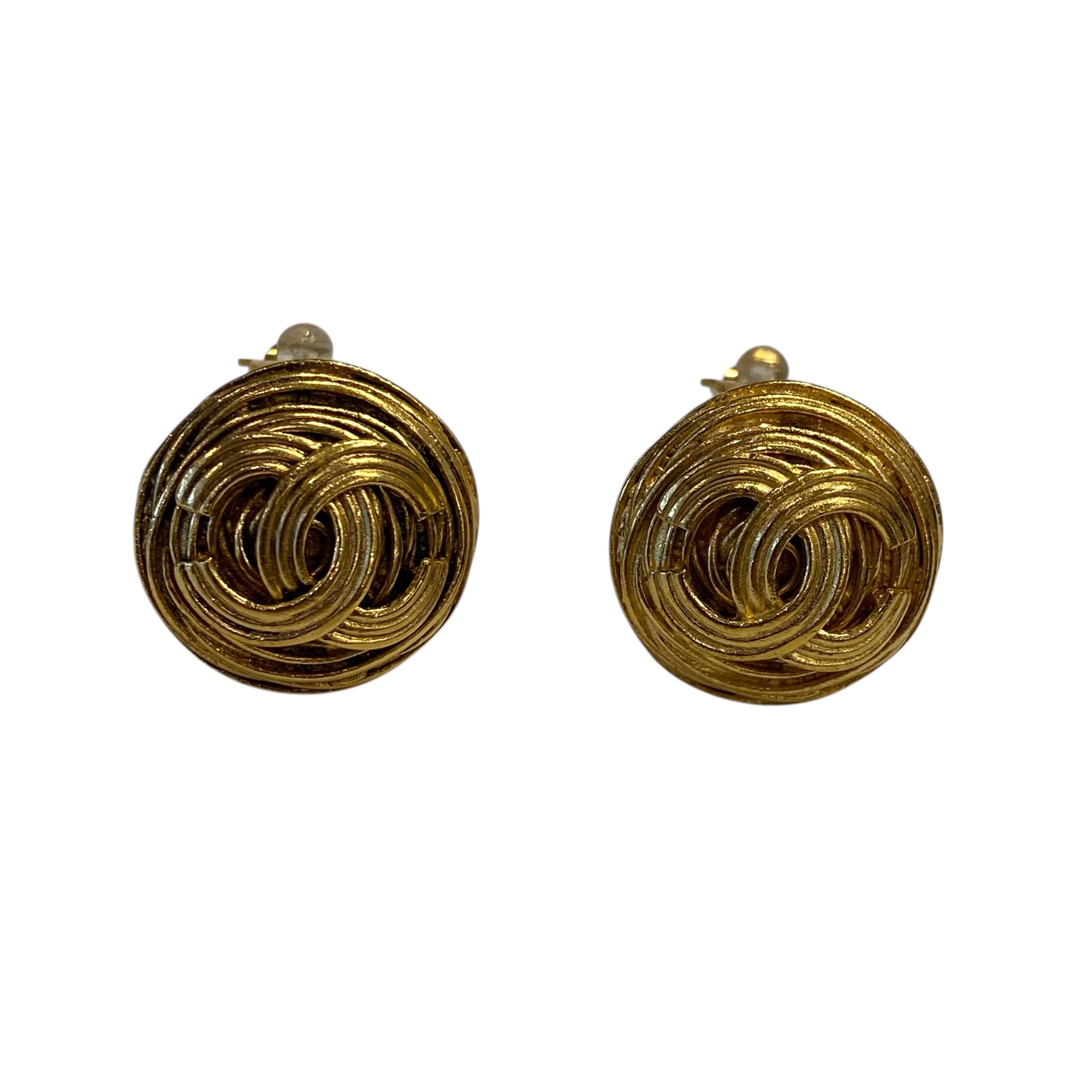 【中古】 ヴィンテージ イヤリング ゴールド系 94A ブランド レディース アクセサリー Bランク プレゼント