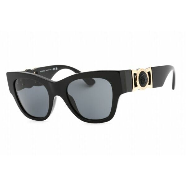 サングラス VERSACEVE4415U GB1/87 Sunglasses Black Frame Dark Grey Lenses 52mm