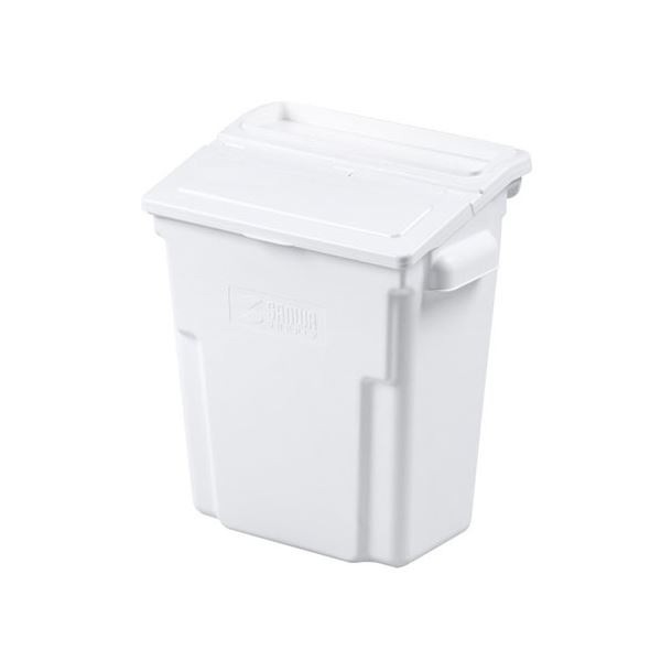 サンワサプライ 3段式ワゴン用蓋付きサイドBOX 大 ホワイト CART-FA3ST1W