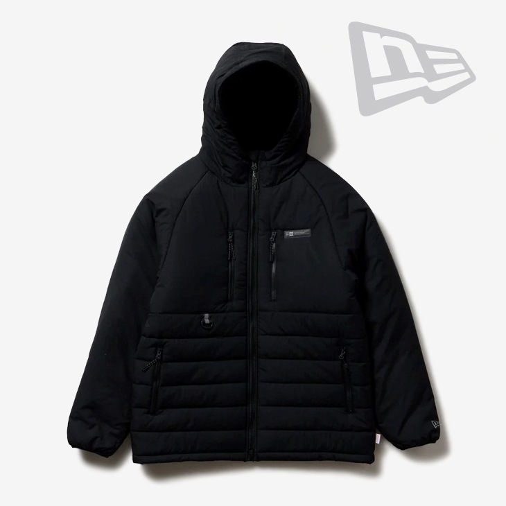 吉田兄弟 アングラ― コレクション フィルド ジャケット フーディ サーモライト/ブラック（14707049）