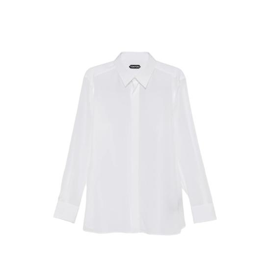 TOMFORD Men Shirts SPS66 HRBF03 WAB WHITE