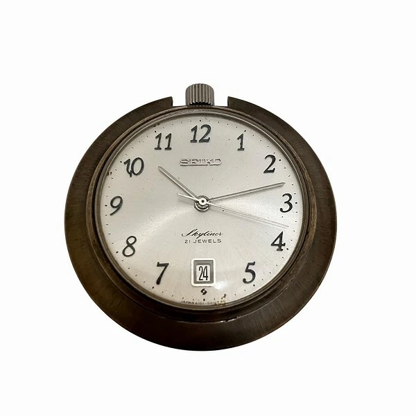 セイコー スカイライナー 6102-0010 手巻き 懐中時計 メンズ 【中古】