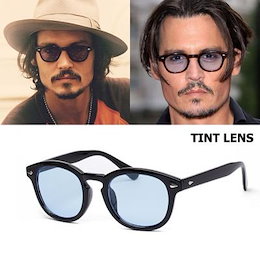 新しいファッション ジョニーデップLemtoshスタイル ラウンドサングラス ティントオーシャンレンズデザイン パーティー ショーサン