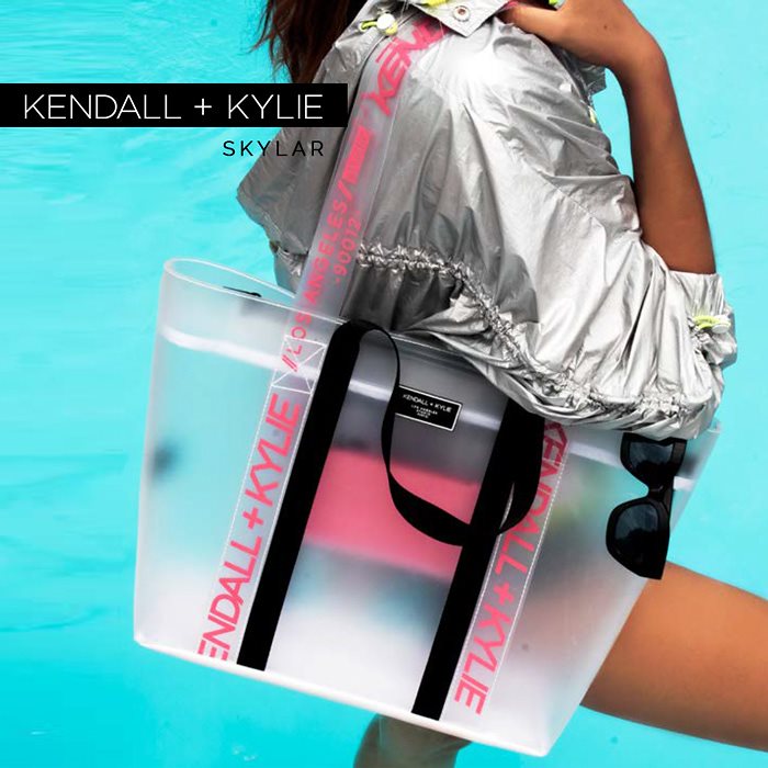 【本日限定SALE】インスタ人気No.1 ケンダルアンドカイリー スカイラー レディース トートバッグ クリア Kendall+Kylie