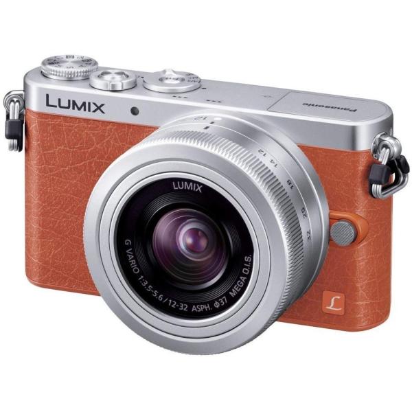 【中古】パナソニック Panasonic GM1 レンズキット オレンジ DMC-GM1K-D SDカード付き