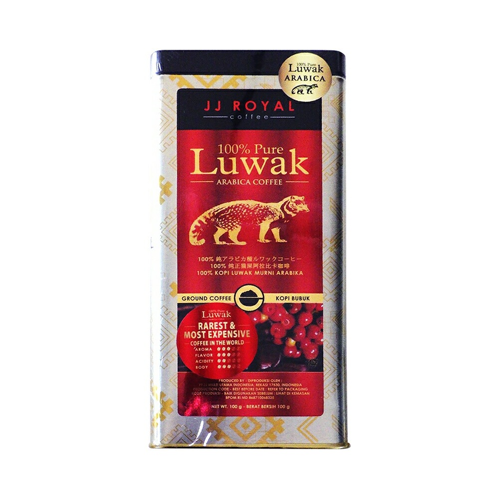 100%純アラビカ種 ルワックコーヒー豆 100g