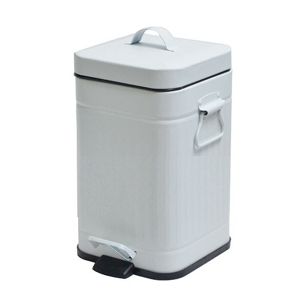 b.c.l Galva スクエアダストボックス 12L マットホワイト 1個