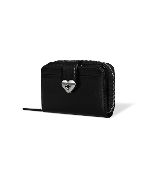 【FENNEC】 HEARTY ZIPPER POCKET - BLACK 財布 正規品