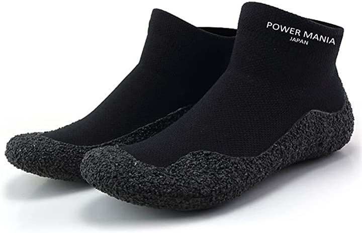 フィットネスシューズ マリンソックス トレーニングシューズ ランニング マリンシューズ アウトドア(ブラック, 24.0 cm)