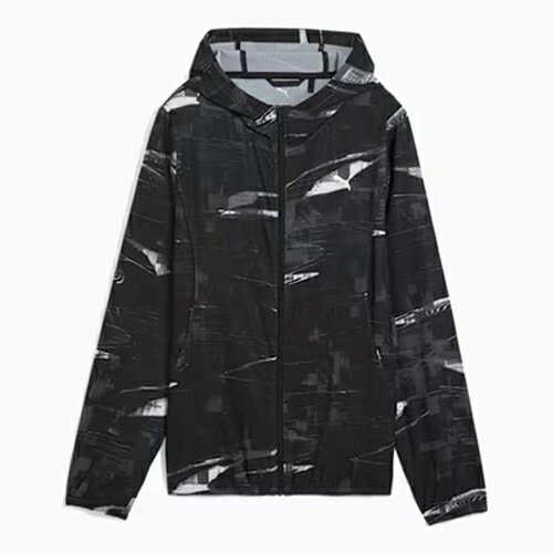 ヴェロシティ AOP フーデッド ウーブンジャケット ウィンドブレーカー ランニング ウィメンズ 528263-01