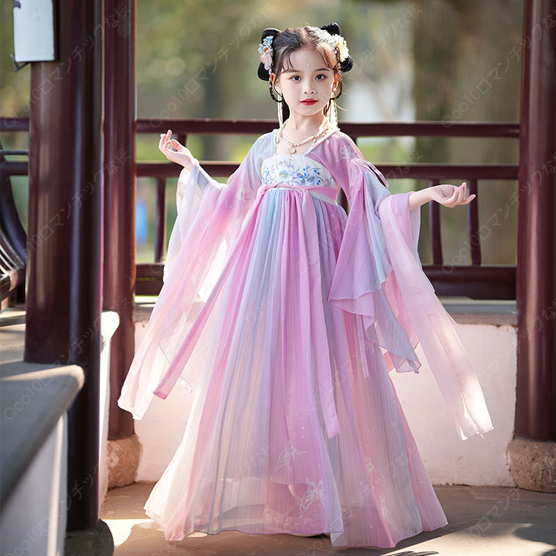 【2024新品追加】【最安値挑戦】新入荷春夏秋と冬フルセットに刺繍漢服馬面服レディースワンピース/漢服 馬面服コスプレ/漢服子供用-13