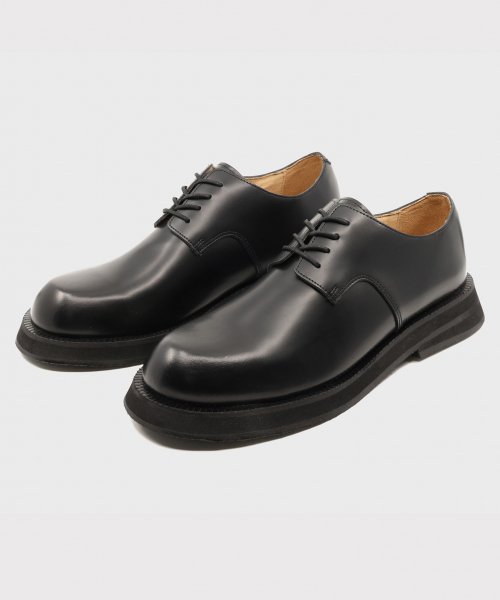 Cowhide Lounge Derby Shoes Black