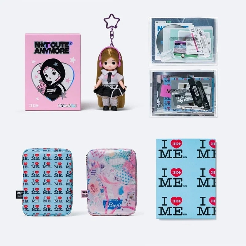 [MEGA] [6種セット] ILLIT 1st Single Album [NOT CUTE ANYMORE] (PB2種+POUCH2種+weverse+MIMI) 全種6種 公式アルバム チャー
