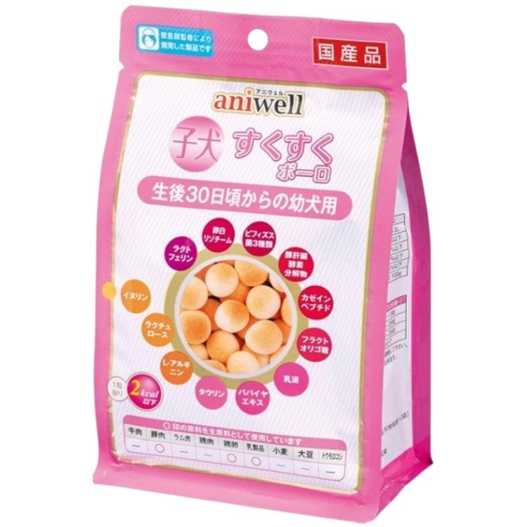 12個セット デビフペット アニウェル 子犬すくすくボーロ 60g aniwell