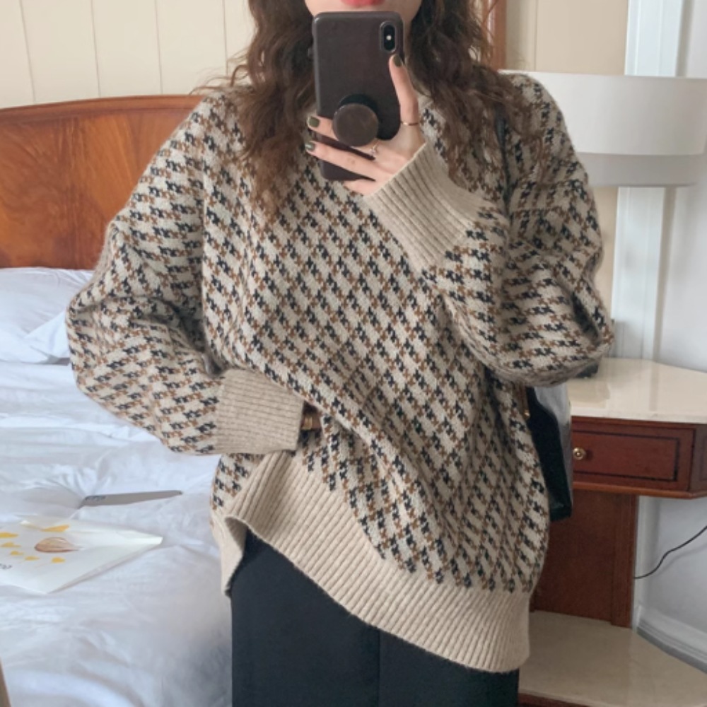 トップス ニット セーター 長袖 ボリューム袖 かわいい 大人可愛い きれいめ シンプル カジュアル 上品 おしゃれ レトロ アジアン こなれ感 ラフ 個性的 主役級 存在感 抜け感 ラブリー 冬