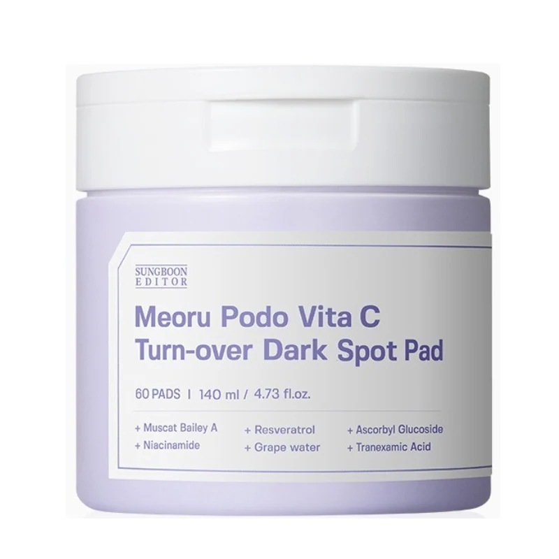 ヤマブドウ ビタC ダーク スポット パッド 60枚入 (鎮静/弾力/保湿/栄養供給/活力/しわ防止)