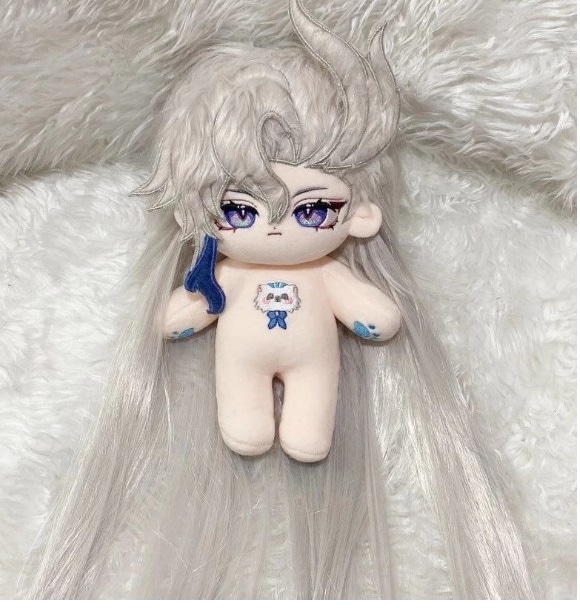 20cm 無属性ぬいぐるみ　コットン ドール　棉花娃娃 本体のみ 骨有　スケルトン有　原神　ぬいぐるみ　着せ替え